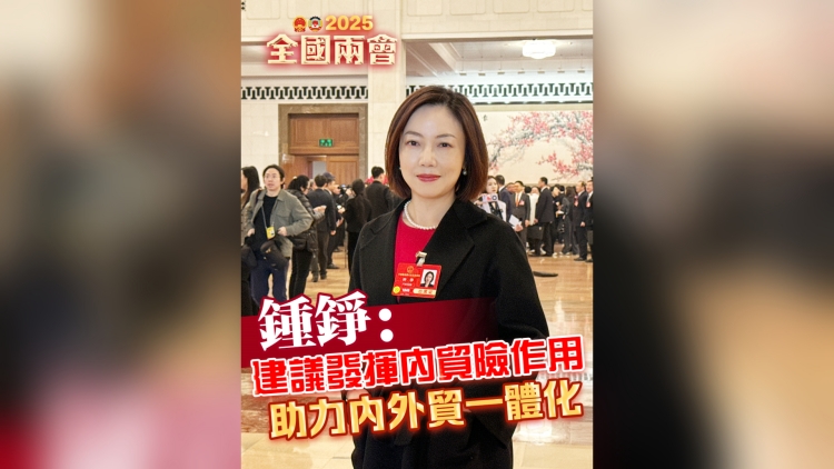 有片丨鍾錚：建議發(fā)揮內(nèi)貿(mào)險(xiǎn)作用 助力內(nèi)外貿(mào)一體化