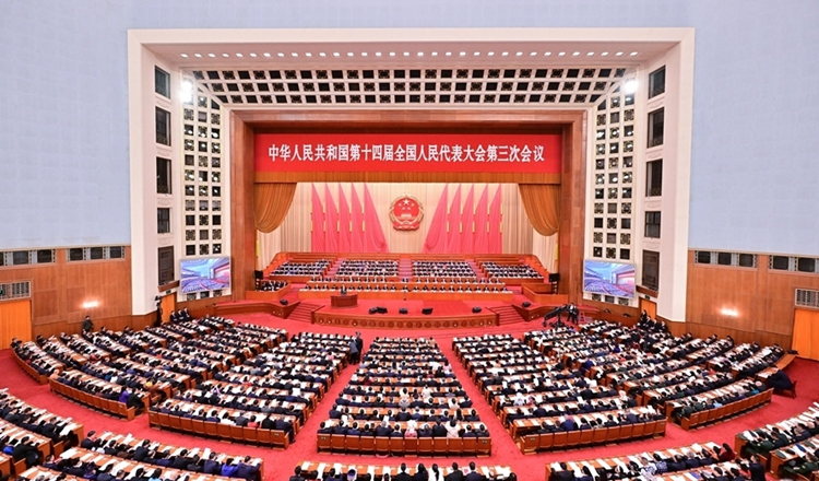 十四屆全國人大三次會議閉幕 表決通過多項決議