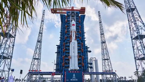 一箭十八星 長(zhǎng)征八號(hào)運(yùn)載火箭發(fā)射成功
