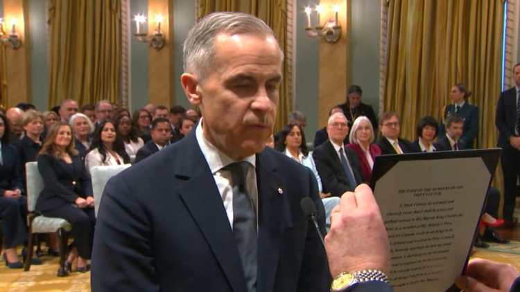 卡尼宣誓就任加拿大第24任總理