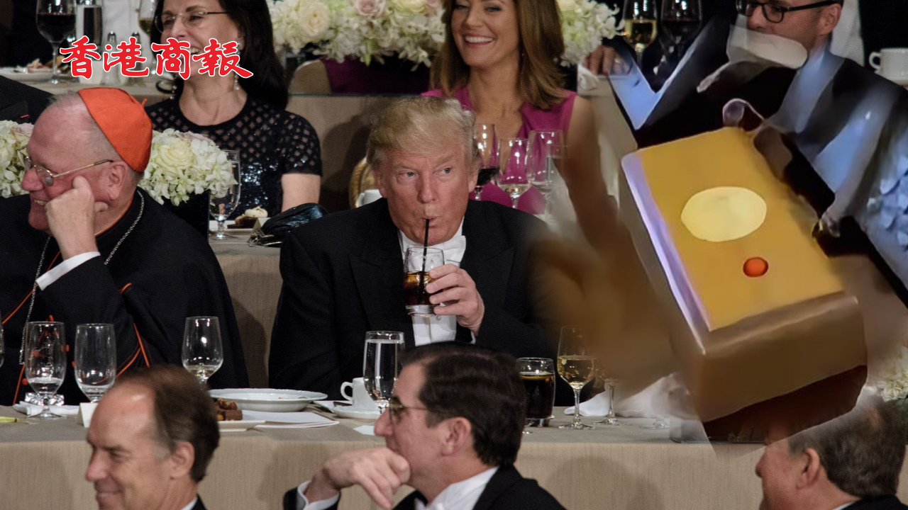 有片｜特朗普展示辦公桌上的可樂(lè)按鈕 解釋不是核武器按鈕