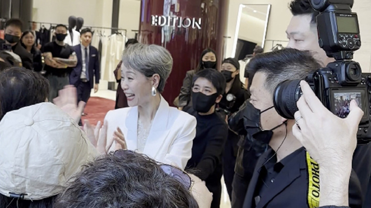 有片丨知名女演員葉童深圳出席品牌活動(dòng) 氣質(zhì)依然