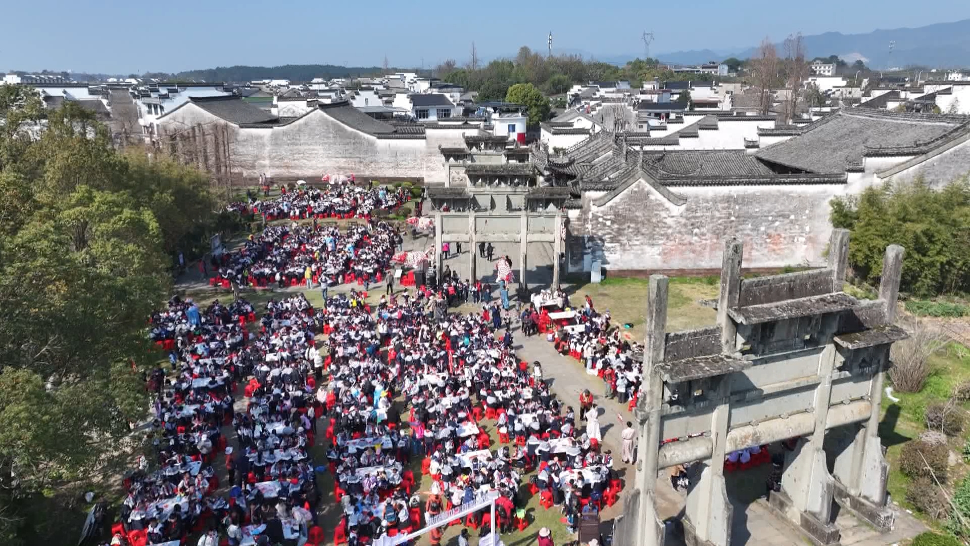 皖歙縣：研學(xué)之旅向春光 孝悌文化潤心田
