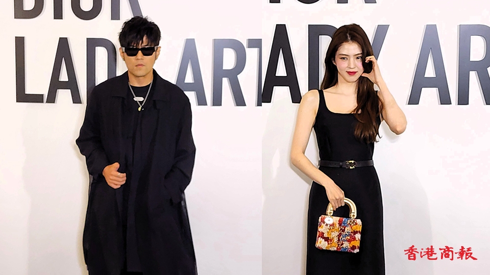 有片｜【娛樂】周杰倫韓韶禧型格黑Look中環(huán)亮相