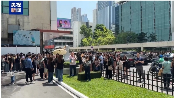 有片｜緬甸強震已致泰國曼谷10人遇難，上百人失聯(lián)