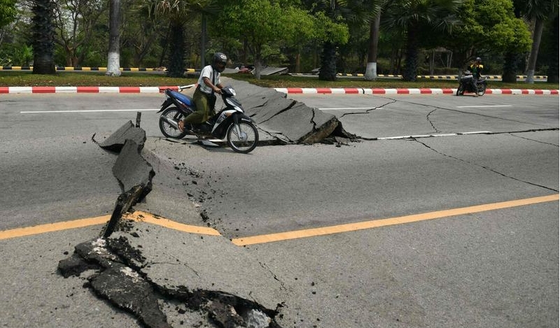 緬甸氣象和水文局：28日強震後共監(jiān)測到12次餘震 