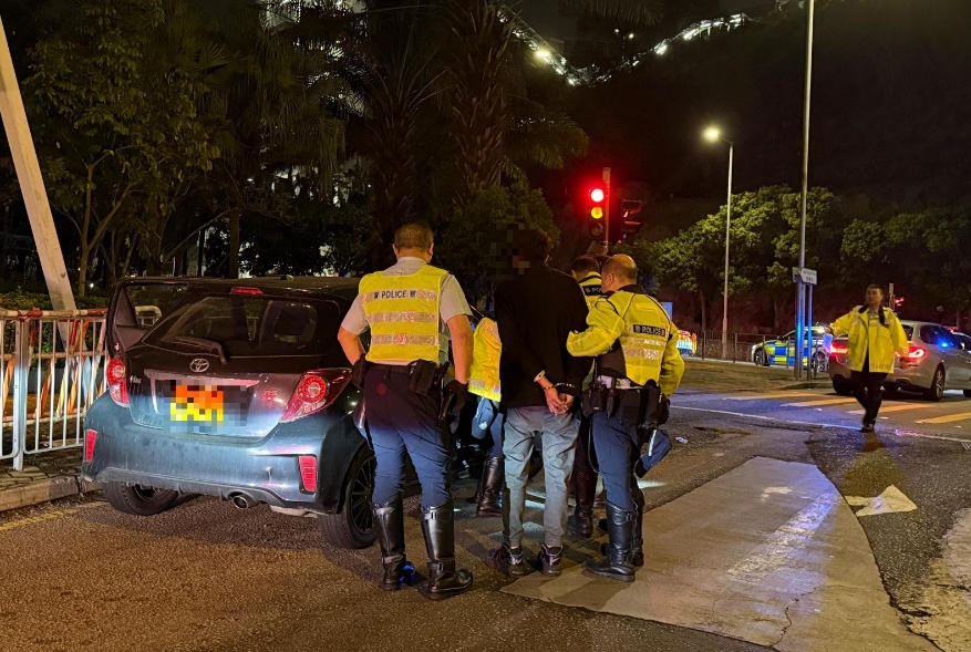 警方秀茂坪反毒品行動(dòng) 拘一男檢6萬元氯胺酮