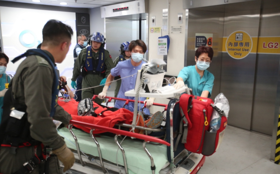 男子疑屯門行山暈倒 直升機(jī)送院搶救