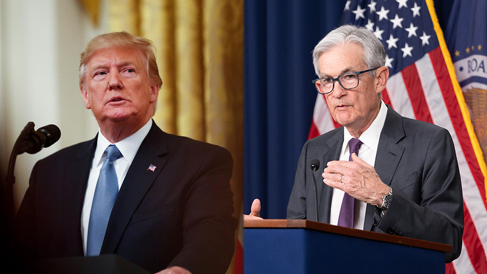 特朗普稱鮑威爾是「大輸家」 美股重挫、美元創(chuàng)三年新低