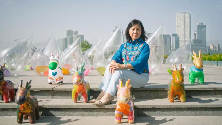 「舞動滴水展」見證東江水供港60年 陳美寶：繼續(xù)全力建立與內(nèi)地的「鐵海陸江」立體聯(lián)運(yùn)