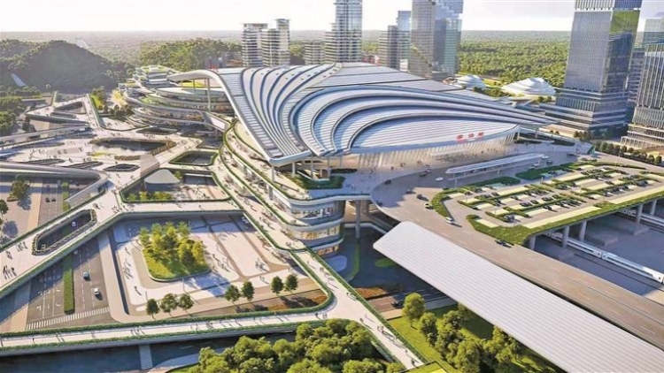 深汕站進(jìn)度條又刷新了