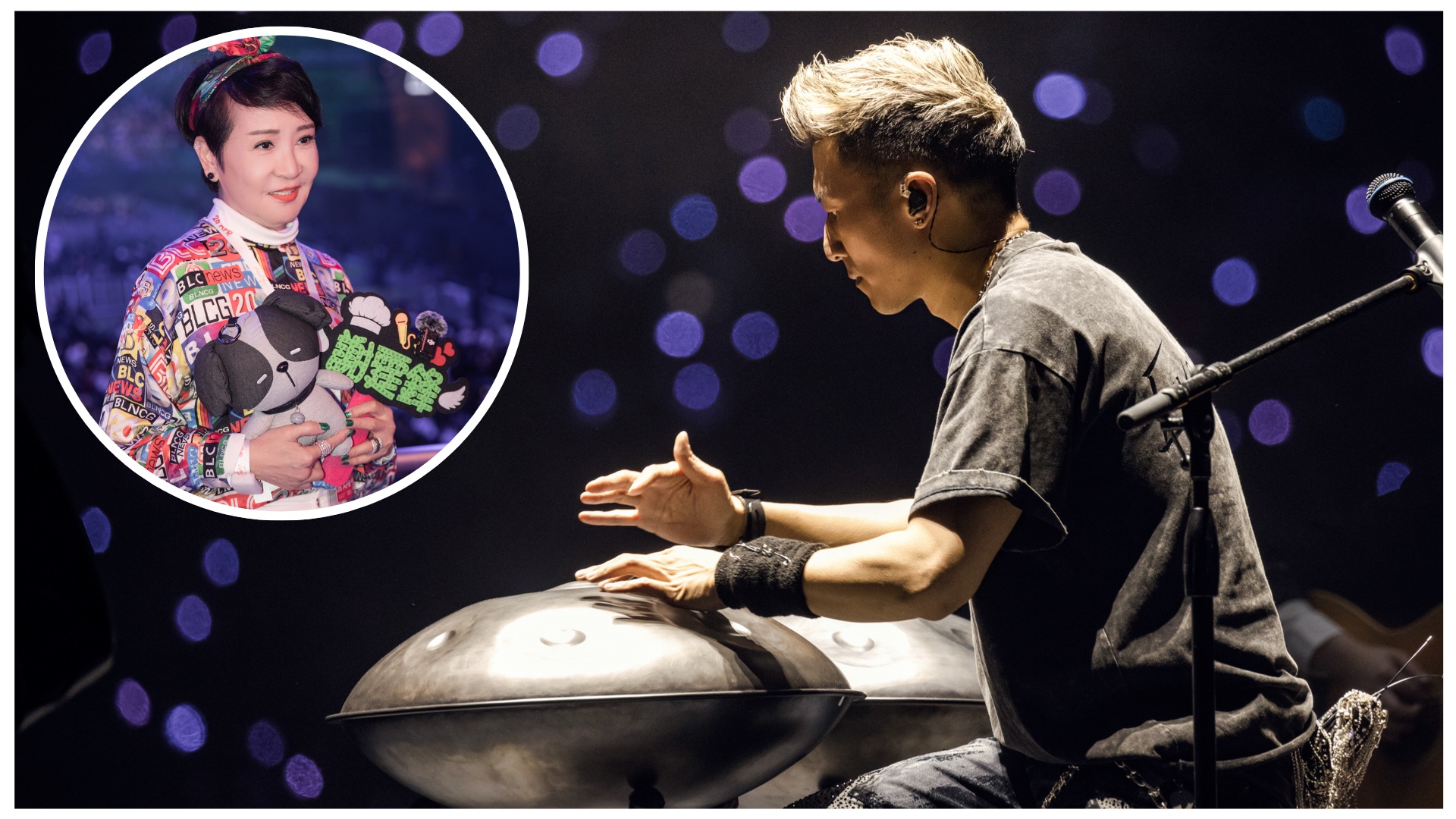 有片丨【娛樂】謝霆鋒啟德個(gè)唱第三場 拉姑感謝每晚50000觀眾入場支持