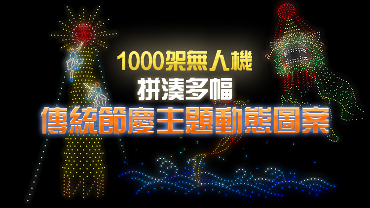 旅發(fā)局5·1晚8時(shí)舉行無人機(jī)表演 呈獻(xiàn)三大非遺節(jié)慶主題