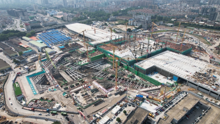 廣湛高鐵佛山站主站有新進(jìn)度