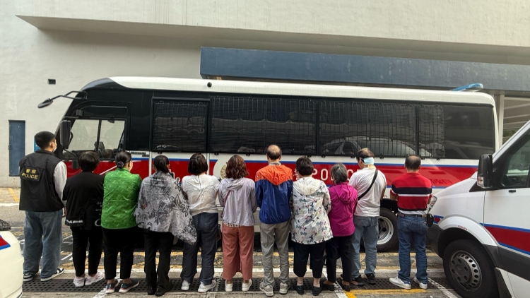 警方大埔搗破非法麻雀賭檔 拘捕11人包括85歲負(fù)責(zé)人