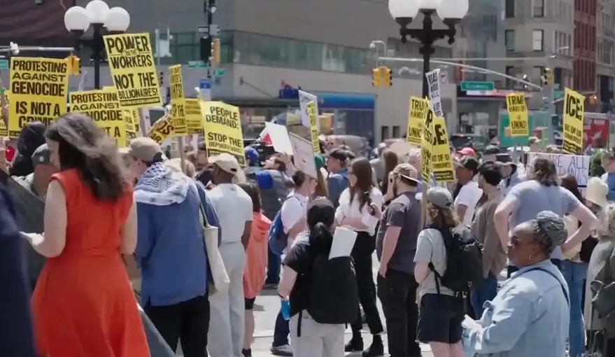 美國多地爆發(fā)集會抗議特朗普政府多項政策