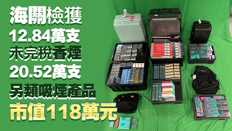 管有未完稅香煙及進(jìn)口另類吸煙產(chǎn)品 5名旅客被判囚4至8月