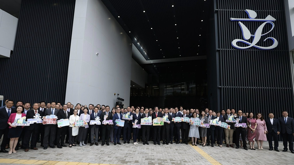 立法會大樓擴建竣工 李家超：繼續(xù)鞏固行政立法關(guān)係 帶領(lǐng)香港共創(chuàng)繁榮昌盛