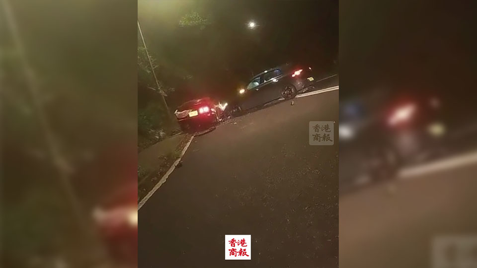 有片｜豐田AE86遭對(duì)車彎道越線猛撞 4人受傷