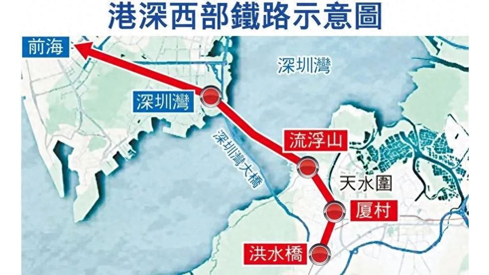 前海直達(dá)香港僅15分鐘 港深西部鐵路啟動(dòng)招標(biāo) 未來(lái)還有「雙通道」