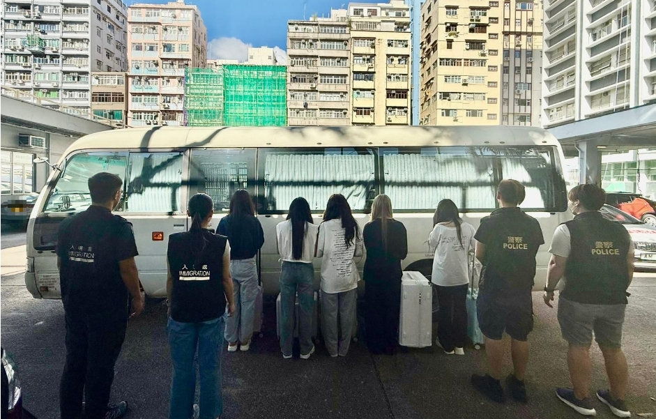 旺角警區(qū)打擊黑工 拘捕13名女子