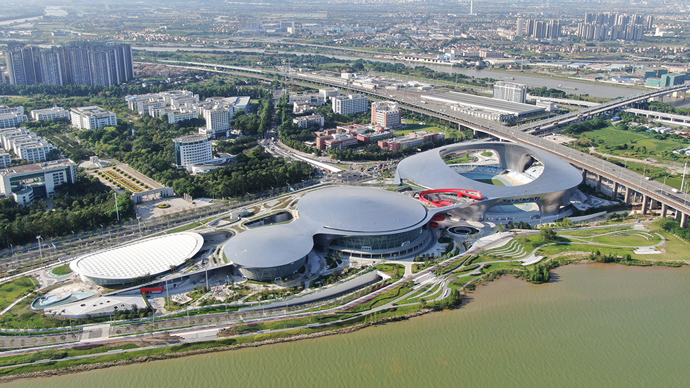 圖集｜灣區(qū)「鳥巢」完工 十五運(yùn)會(huì)場(chǎng)館德勝體育中心預(yù)計(jì)6月投用