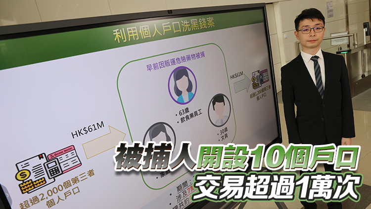 海關(guān)偵破洗黑錢案 拘捕3人 涉款6100萬(wàn)元