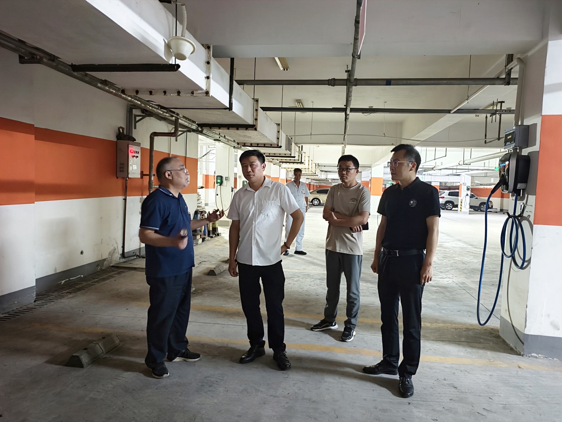 合肥市國動辦督導安巢經(jīng)開區(qū)人防工程安全