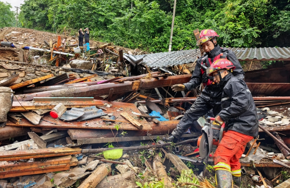 廣西龍勝山洪災(zāi)害8名失聯(lián)人員全部遇難