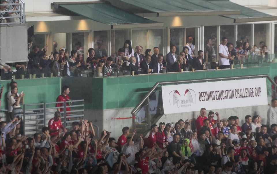 有片丨曼聯(lián)訪港 睇波玩人浪 財爺與眾同樂