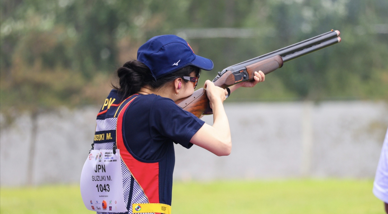 亞洲飛碟射擊選手競(jìng)逐山西臨汾