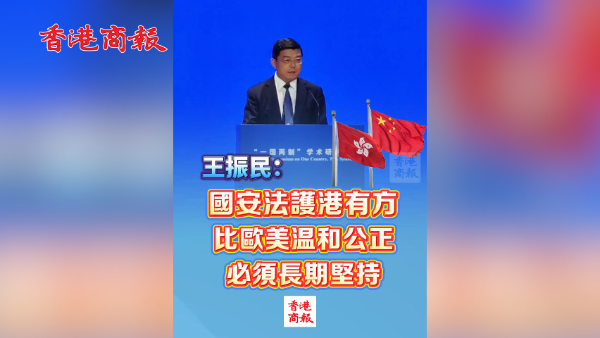有片丨王振民：國安法護(hù)港有方 比歐美溫和公正 必須長期堅持
