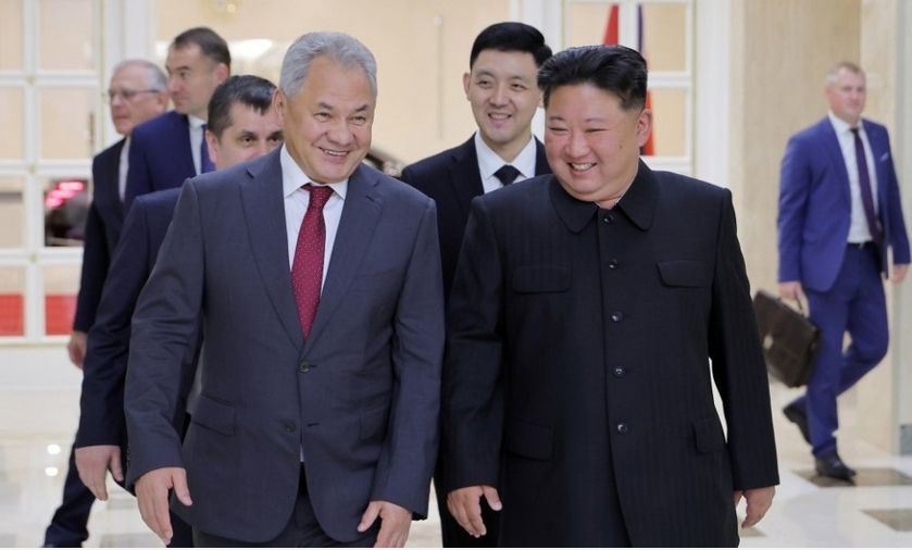 金正恩會見俄羅斯聯(lián)邦安全會議秘書紹伊古 