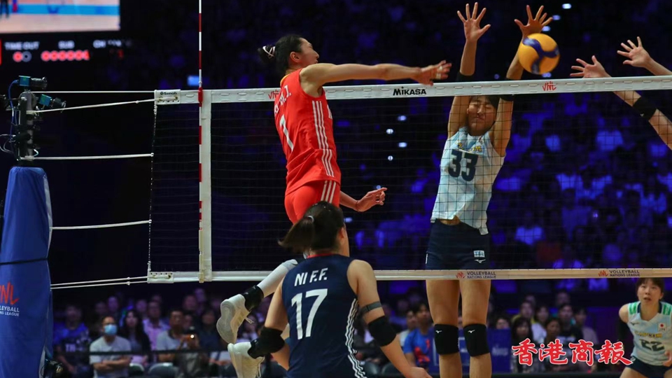 世界女排聯(lián)賽香港站｜3:1擊敗日本 中國(guó)女排連贏3場(chǎng)