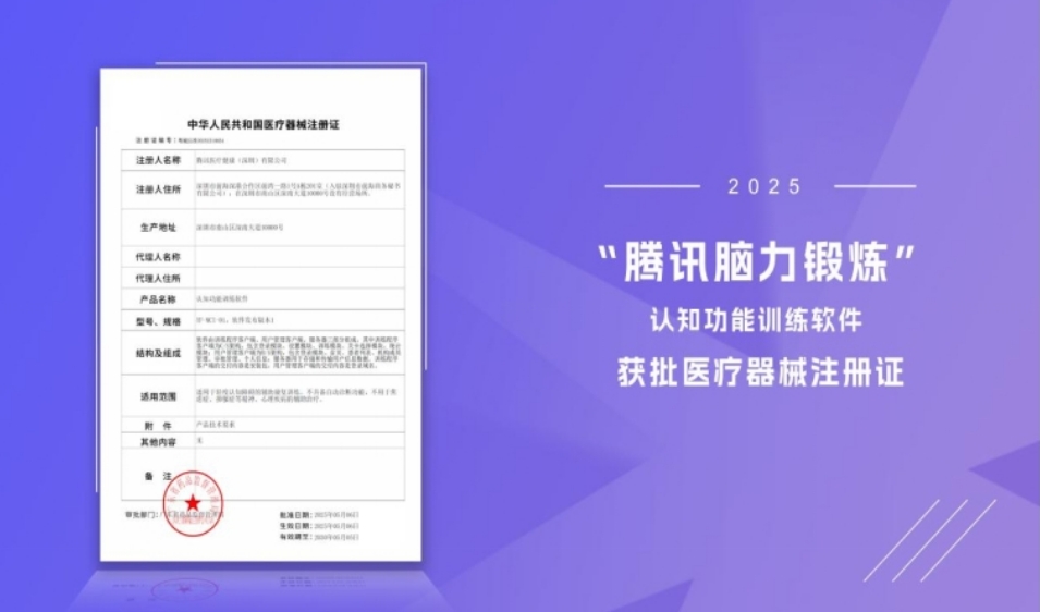 【ESG新視角】守護(hù)銀髮群體腦健康  「騰訊腦力鍛煉」助力患者改善認(rèn)知能力