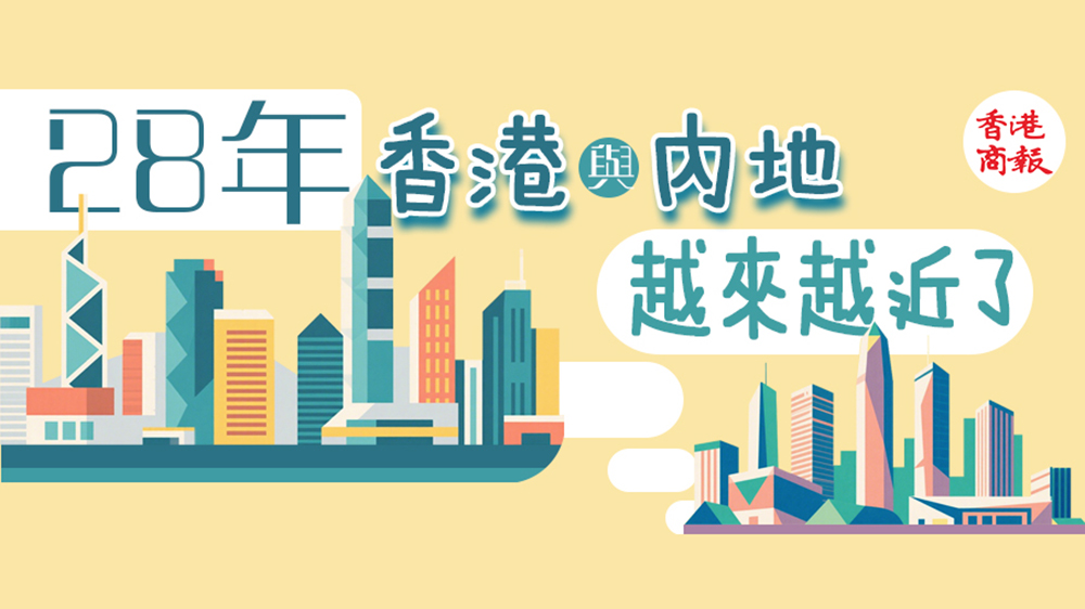 28年，香港與內(nèi)地，越來越近了