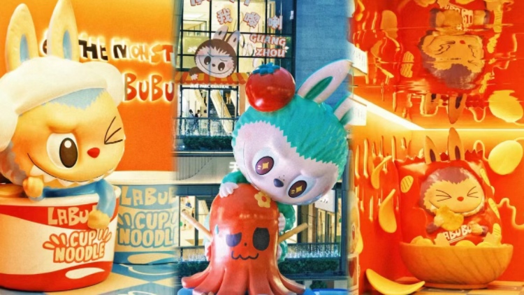 快來打卡！9米巨型LABUBU空降廣州 