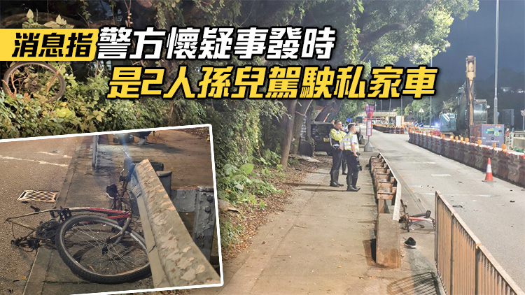 元朗私家車撞斃七旬翁 警拘車主夫婦 正追緝2人孫兒