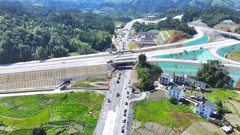 戰(zhàn)高溫?fù)屵M(jìn)度  德上高速祁門至皖贛界段建設(shè)「提速」