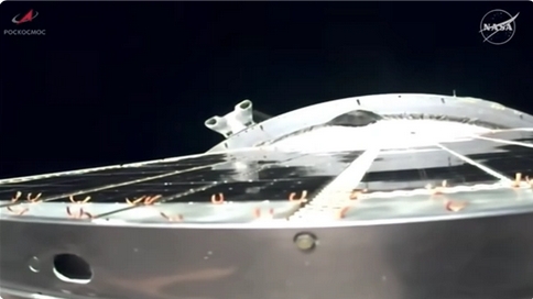 俄「進(jìn)步MS-31」貨運(yùn)飛船與國(guó)際空間站對(duì)接