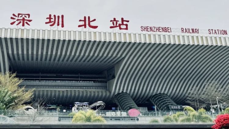 受颱風(fēng)「丹娜絲」影響，深圳北站7月8日停運(yùn)部分列車