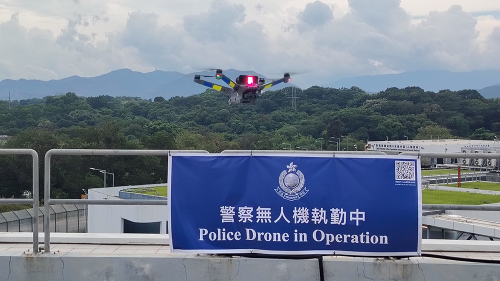警方無(wú)人機(jī)巡邏建首功 油麻地拘藏毒漢