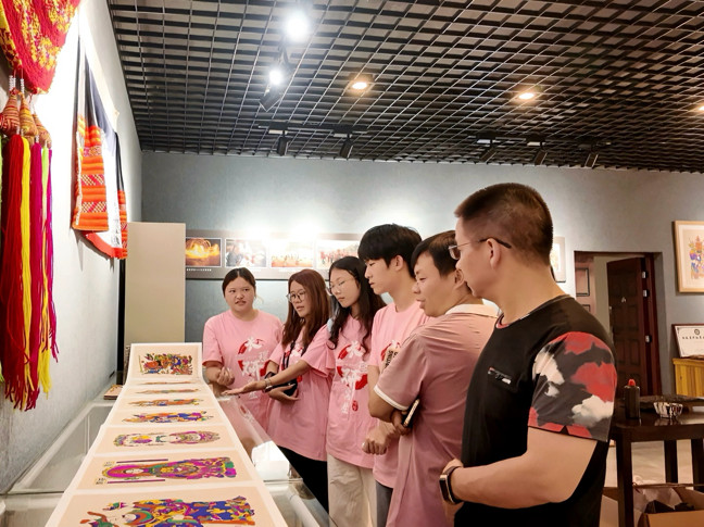 長沙理工大學(xué)暑期實踐團隊走進隆回縣非物質(zhì)文化遺產(chǎn)保護中心