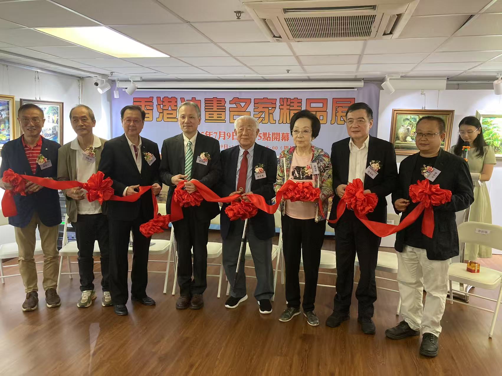 香港油畫名家精品展揭幕 