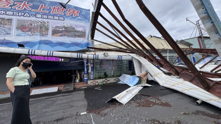 賴清德查看臺灣「丹娜絲」災(zāi)情：「不能什麼事都靠臺軍」