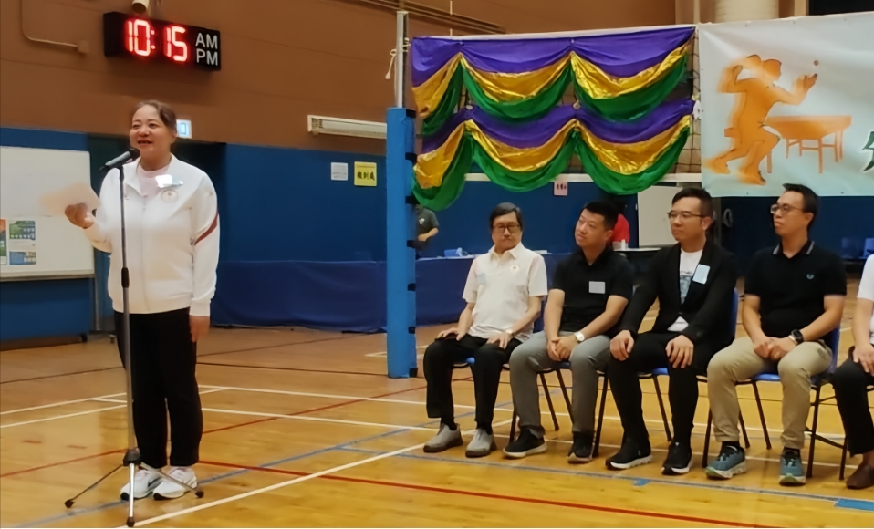 2025年油尖旺青少年乒乓球比賽開幕
