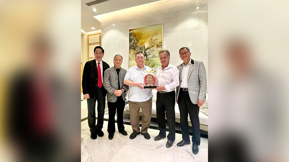 鄉(xiāng)局四鄉(xiāng)賀梁德華膺世界道聯(lián)副會(huì)長(zhǎng)