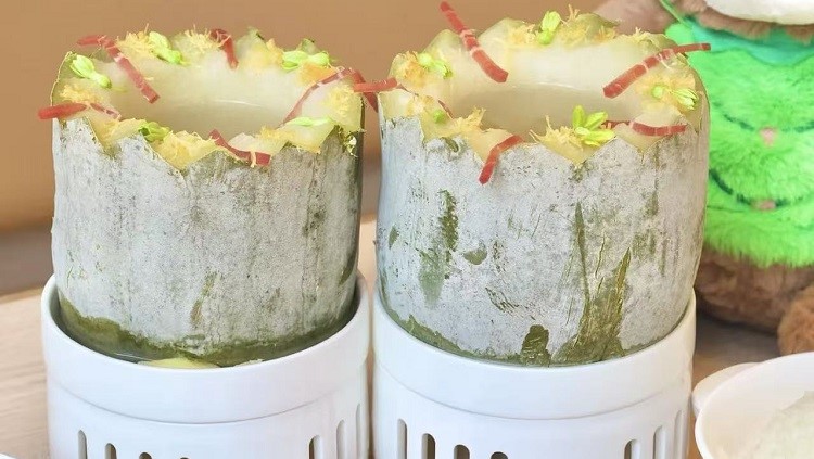 【美食】抱冬瓜睡覺降溫？不如吃冬瓜盅消暑