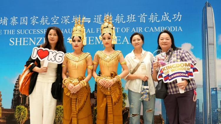 深圳機場直飛柬埔寨暹?？瓦\航線開通 東南亞航點數(shù)量增至17個