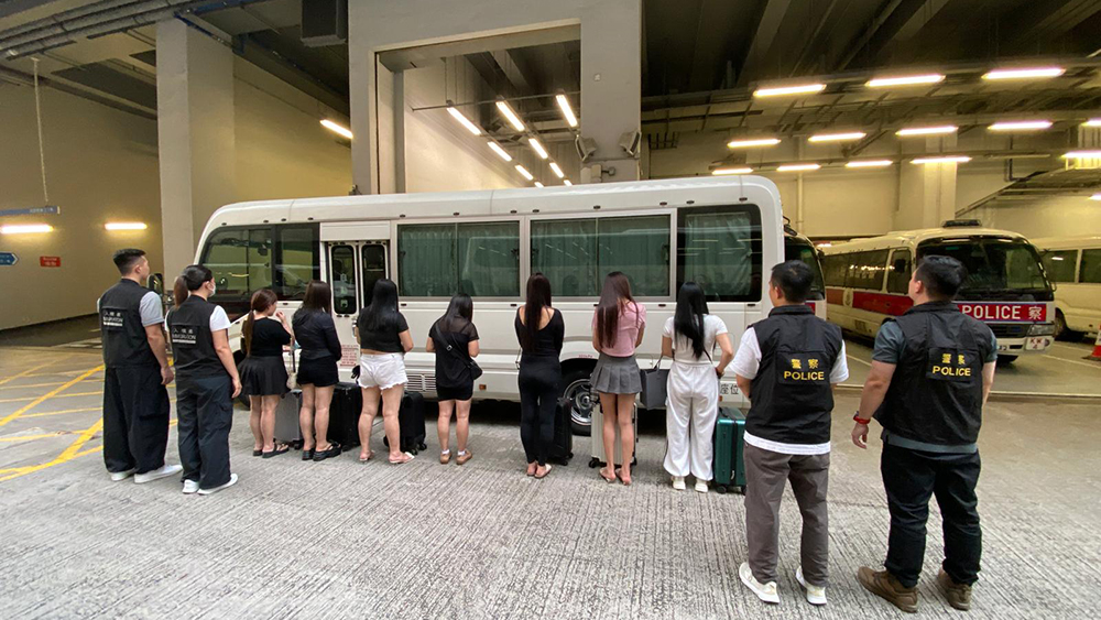 警方油麻地掃黃拘7名女子